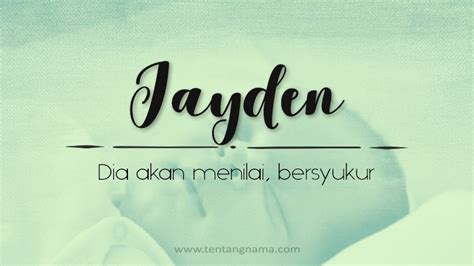 Ini Arti Nama Jayden Dalam Islam